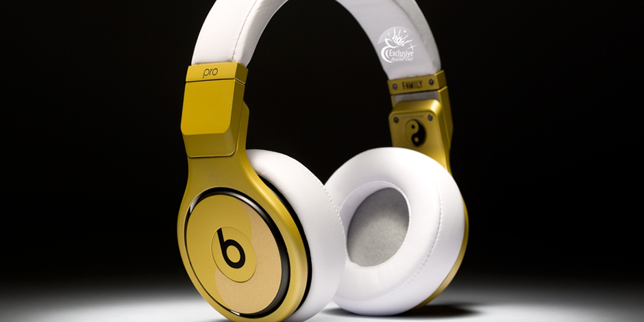 Купить Эксклюзивные наушники Beats Pro желтые